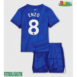 Chelsea Enzo Fernandez #8 Hemmaställ Barn 2025-26 Kortärmad (+ Korta byxor)